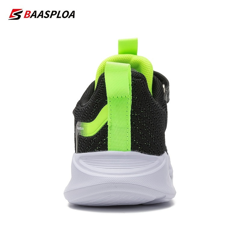 Baasploa Kids' Breathable Knit Sneakers Lightweight Cushioned Shoes