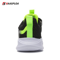Baasploa Kids' Breathable Knit Sneakers Lightweight Cushioned Shoes