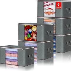 Large Capacity Clothes Organizer Zipper Dustproof Container