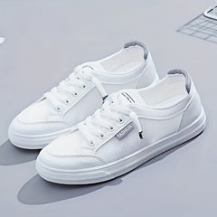 Women's Slip On Flat Sneakers Low Round Toe Mesh Breathable Shoes