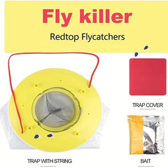Fly Bag Hanging Fly Trap Outdoor Bug Catcher With Natural Attractant