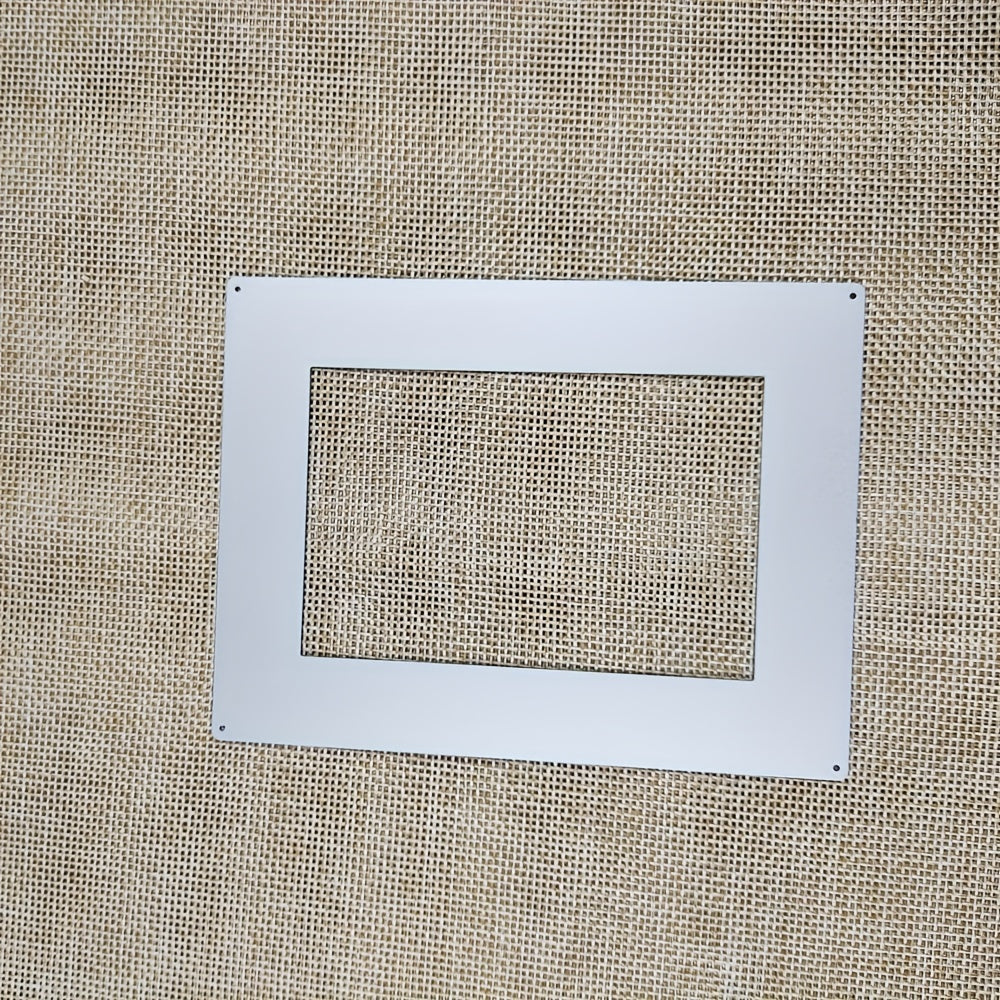 Rectangular Frame Metal Cutting Dies Scrapbooking Silvery Carbon Steel