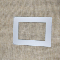 Rectangular Frame Metal Cutting Dies Scrapbooking Silvery Carbon Steel