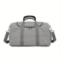 Nylon Letter Pattern Duffel Bag Short Trip Luggage Bag