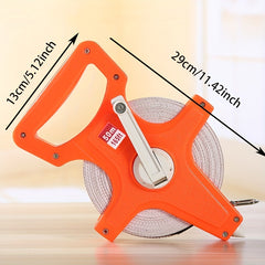 Retractable Fiberglass Tape Measure Woodworking Measuring Tool