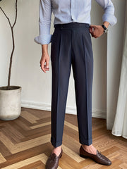 British Style Business Formal Wear Suit Pant Casual Office Trousers