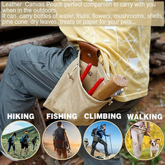 Outdoor Camping Foraging Bag Folding Waist Bag Large Capacity Storage Bag