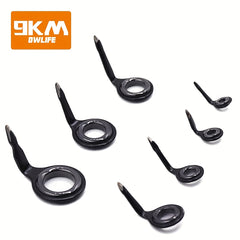 9KM Fishing Rod Guides Repair Kit Stainless Steel Freshwater Saltwater