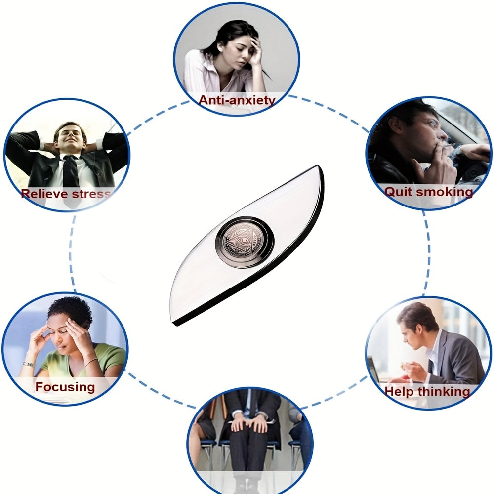 Metal Spinner for Adults Anti Anxiety Stress Relief Focus Stainless Steel