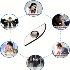 Metal Spinner for Adults Anti Anxiety Stress Relief Focus Stainless Steel