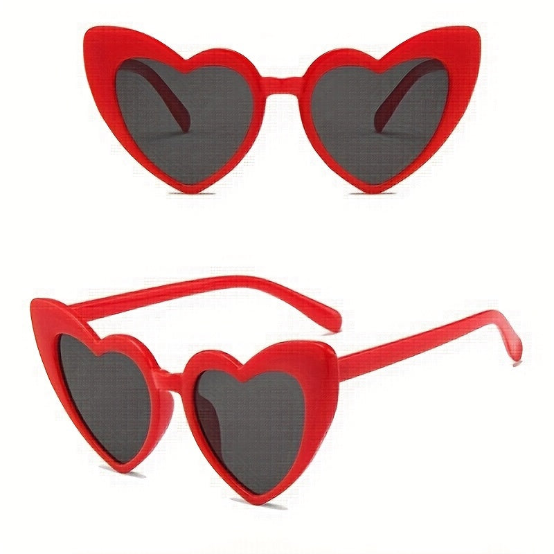 Heart Sunglasses For Women Men Love Theme Photo Booth Props Glasses