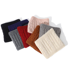 Men's Solid Neck Cover Warm Winter