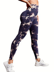 Tie Dye Yoga Pants High Stretch Leggings