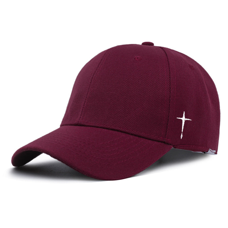 Cross Print Baseball Cap Unisex Casual Sun Hat Lightweight Dad Hat