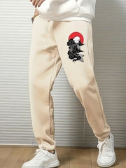 Fish And Lucky Clouds Men's Sports Pants Casual Drawstring Joggers