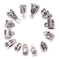 120Pcs Metal Connectors Spacer Beads for DIY Jewelry Making