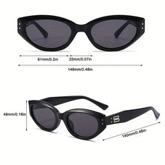 Men's Cat Eye Shape Sunglasses Vintage PC Sunglasses