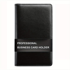 Leather Business Card Holder Book 240 Card Capacity