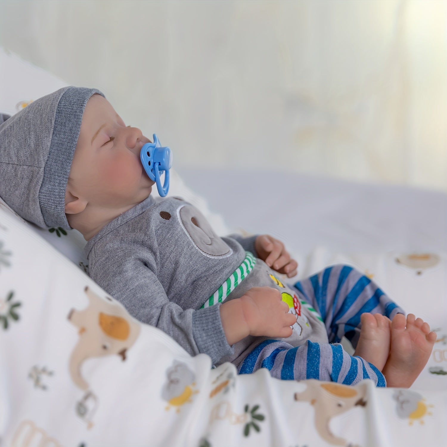 45 72 Cm Reborn Doll Art Doll Soft Body 3D Skin Visible Veins Gift