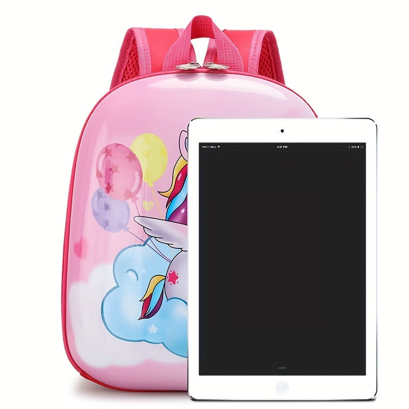 Eggshell Shape Kids Schoolbag Unicorn Dinosaur Backpack