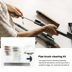 24pcs Heavy Duty Cleaning Kit Brush Tool Aluminum Alloy Cleaning