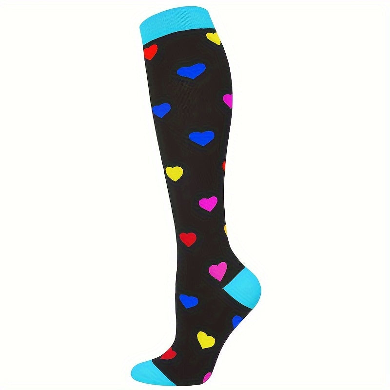10 Pairs Men's Compression Socks for Sports, Sweat-wicking Breathable Socks
