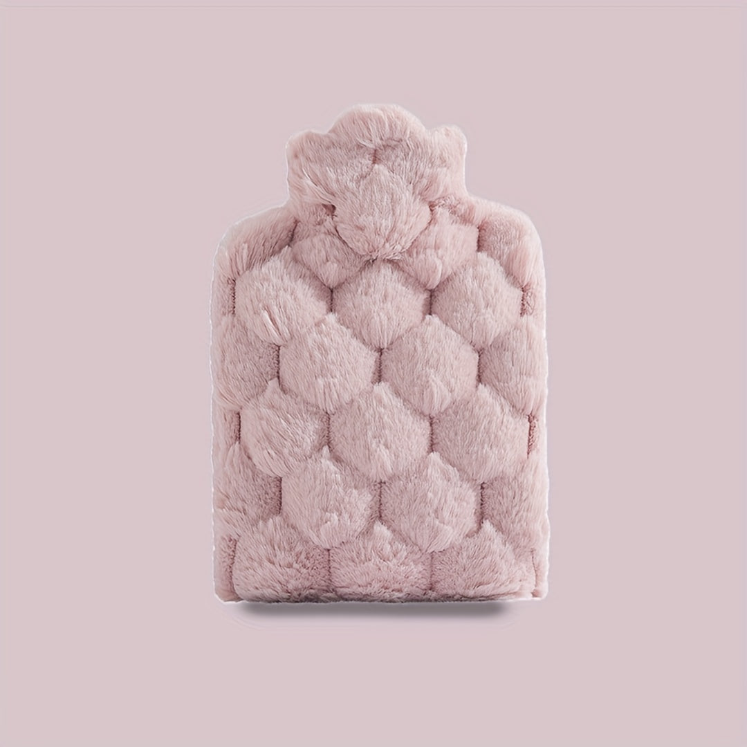 Rabbit Plush Cloth Cover Hand Warmer Hot Water Bag 34oz Soft Cover