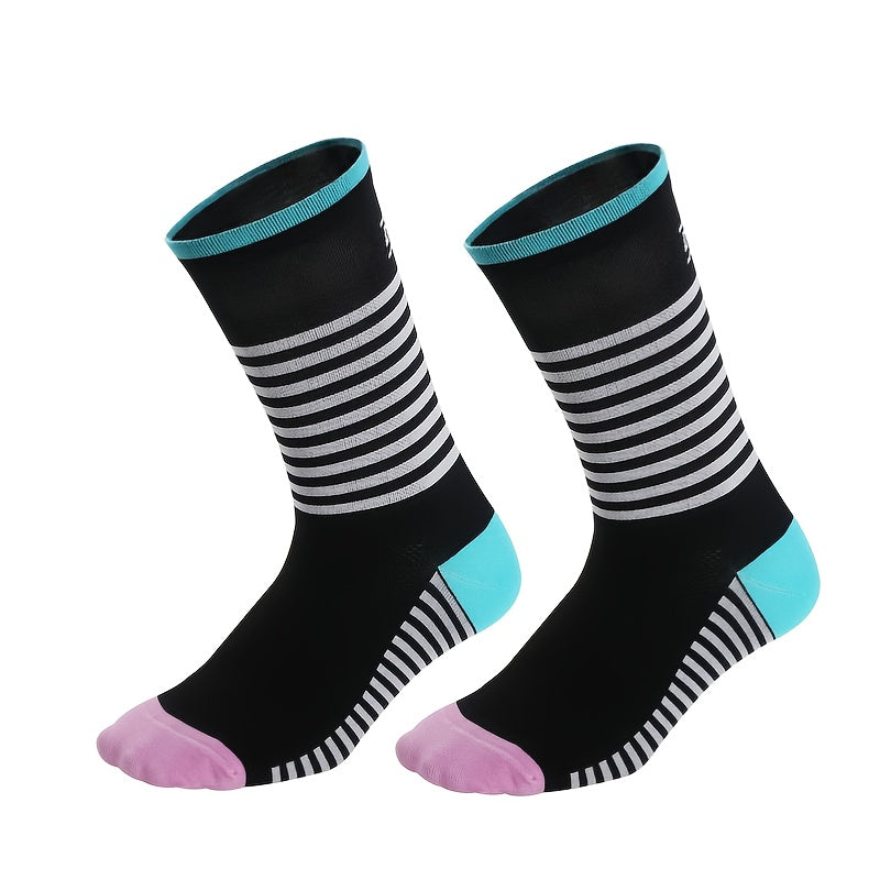 Men's Outdoor Wear-resistant Mid-calf Socks for Cycling Running