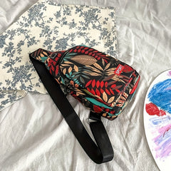 Colorful Printed Chest Bag for Outdoor Hiking