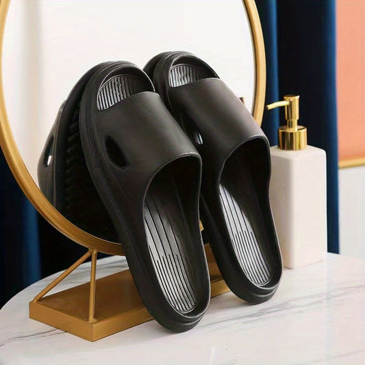 Men's Non Slip Slides Lightweight Open Toe Quick Dry Slippers