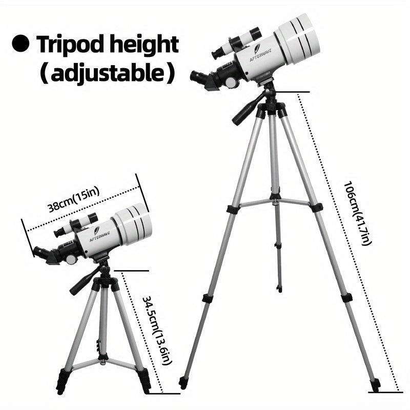 Afterwave 70mm Monocular Telescope 15-150X Magnification
