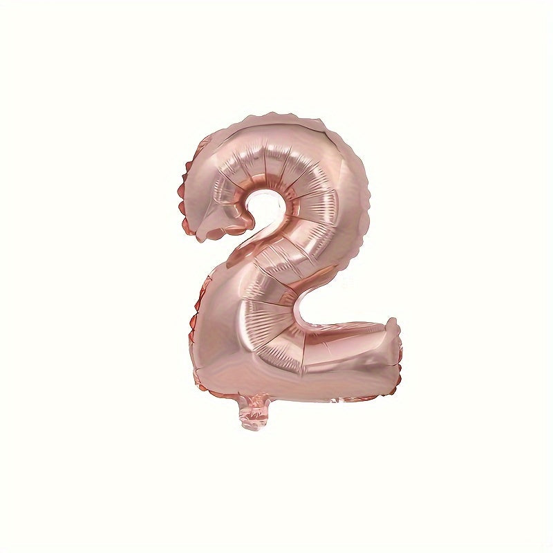 Rose Golden Aluminum Film Balloon Birthday Party Decoration