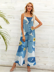 Boho Wide Leg Jumpsuit for Women