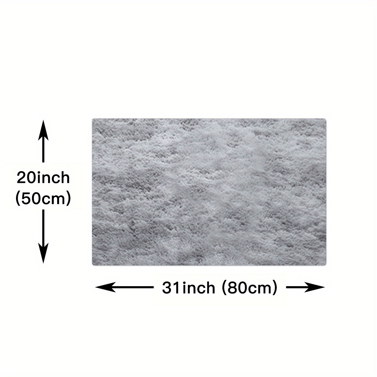 Fluffy Shaggy Tie-Dye Rug for Bedroom Kids Nursery Home Decor