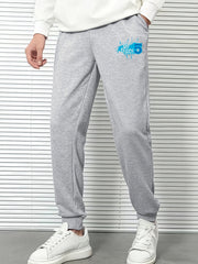 Men's Graphic Print Drawstring Sweatpants