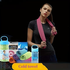 Quick Dry Sports Cooling Towel for Exercise Yoga Fitness - Set of 2