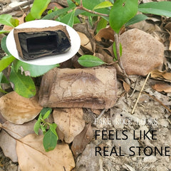 Outdoor Resin Branch Box Key Safe Storage Box Garden Statue Decoration