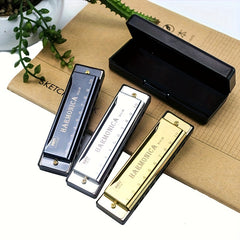 10 Holes Blues Harmonica Musical Instrument Holiday Gift Mini