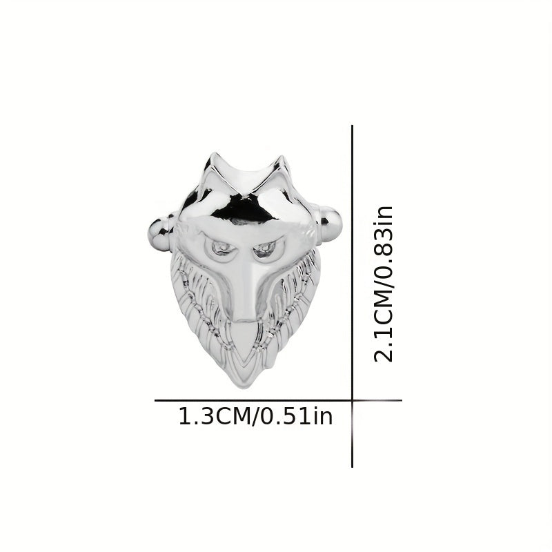 Wolf Head Cufflinks Animal Cufflinks French Shirt Clothing Cufflinks