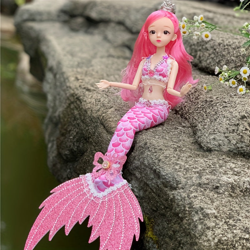 Christmas Mermaid Princess Doll - Mermaid Toy Set