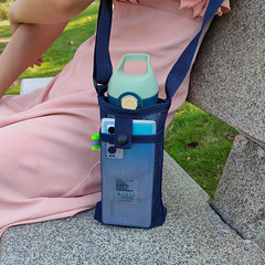 Mesh Pouch for Water Bottle & Phone, Beach & Outdoor Sports