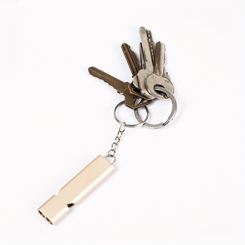 Portable Aluminum Alloy Whistle for Outdoor Survival
