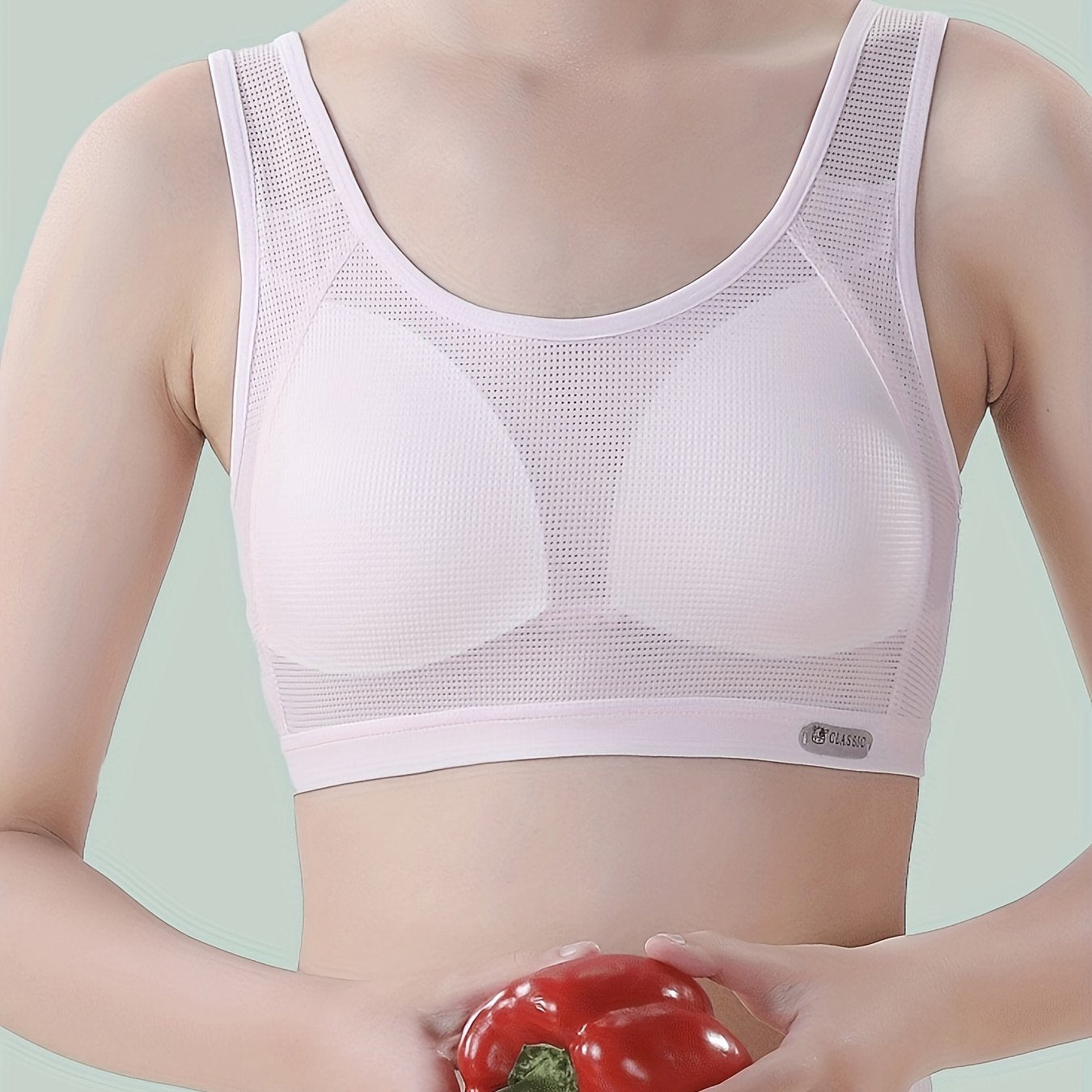 Seamless Wireless Sports Bra Workout Tank Bra