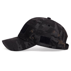 Men's Camouflage Woven Baseball Cap