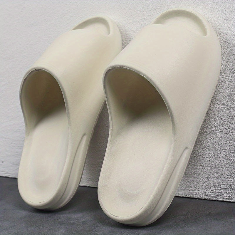 Men's Non Slip Platform Slides Comfortable Cloud Slides For Indoor Outdoor