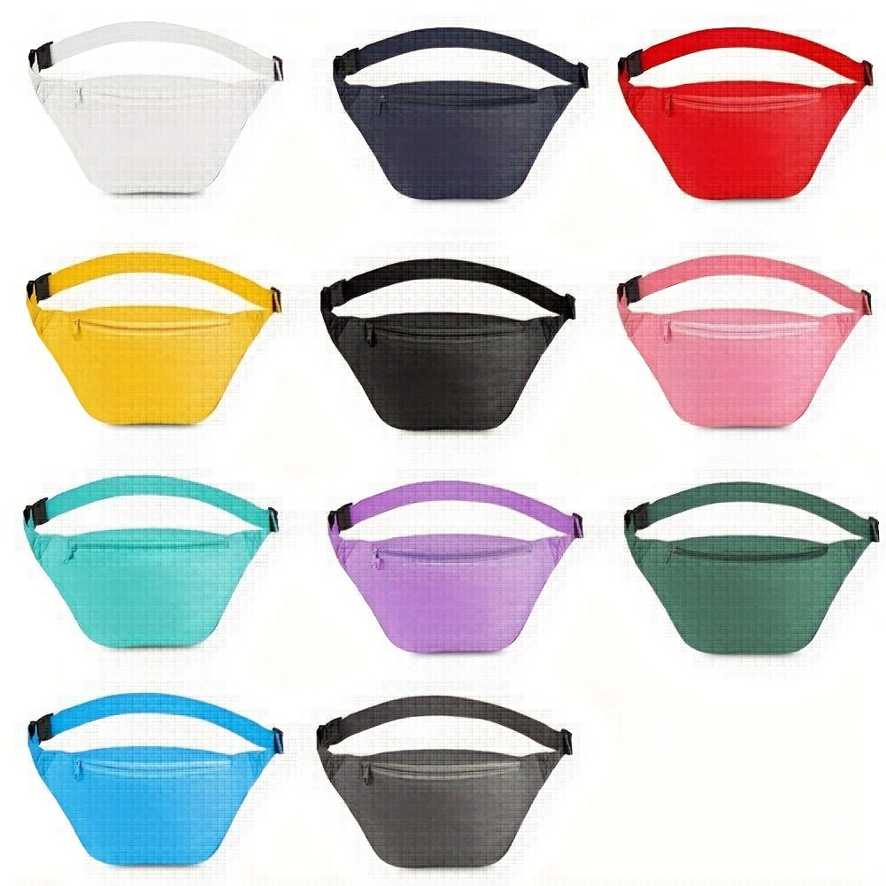 Adjustable Canvas Running Fanny Pack for Men and Women