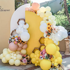 Pastel Yellow Balloons Assortment for Garland Arch - 87pcs