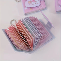 2pcs Cartoon Mini Handy Shorthand Notebook Set: DIY Writing Student Stationery