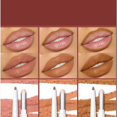 Brown Matte Lip Liner Waterproof Long Lasting Lipstick