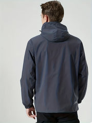 Men's Hooded Trench Coat Winter